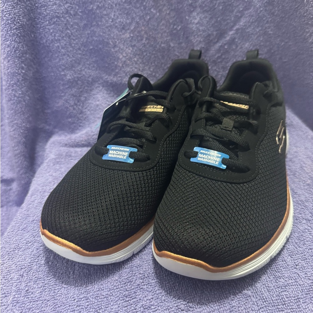 Skechers Black and White Sneakers
